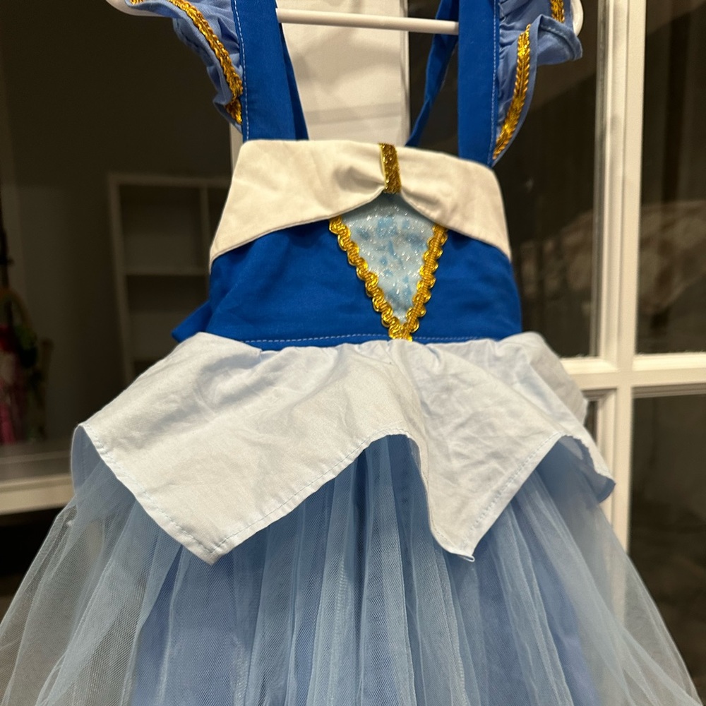 Blue and White Kids Dress